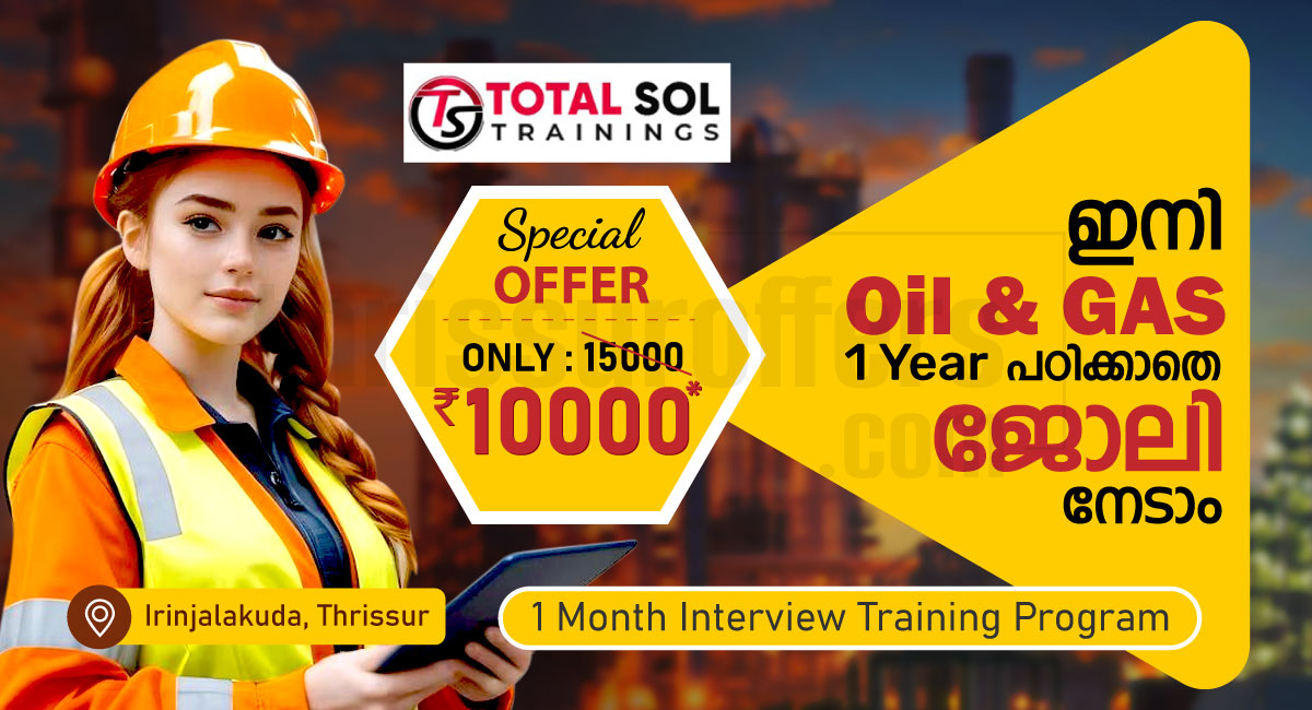 Top Oil and Gas Training Institutes in Thrissur â€“ interview training program for just â‚¹10,000 - Irinjalakuda